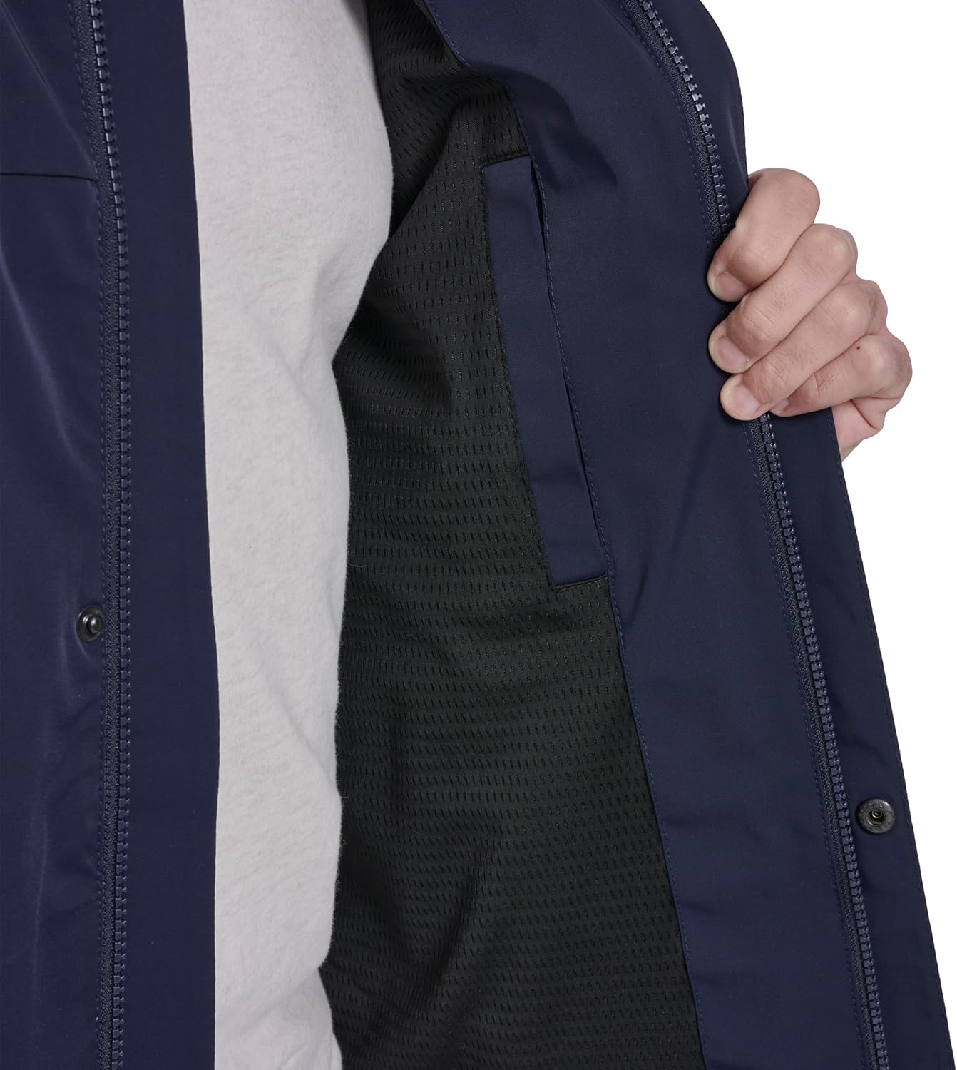 Cole Haan Men's Hooded Windbreaker Jacket