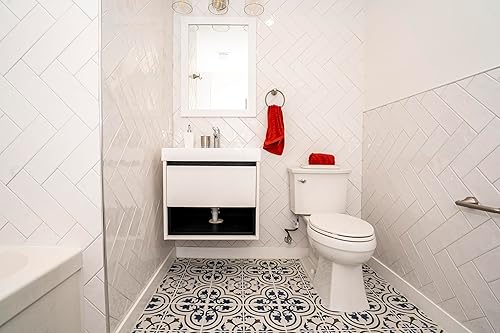 Vista 37 de MSI Urbano Ink - Azulejo de pared de metro de cerámica brillante de 4 x 12 pulgadas para baño, cocina, pared decorativa y ducha Tinta