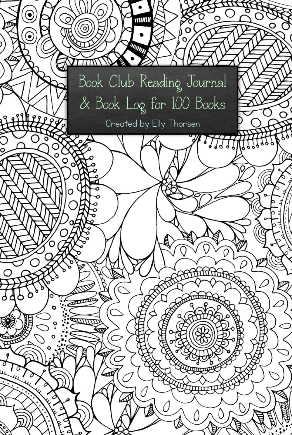 Book Club Reading Journal and Book Log for 100 Books
