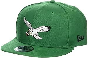 New Era Men's 9Fifty Eagles Hat Kelly Green