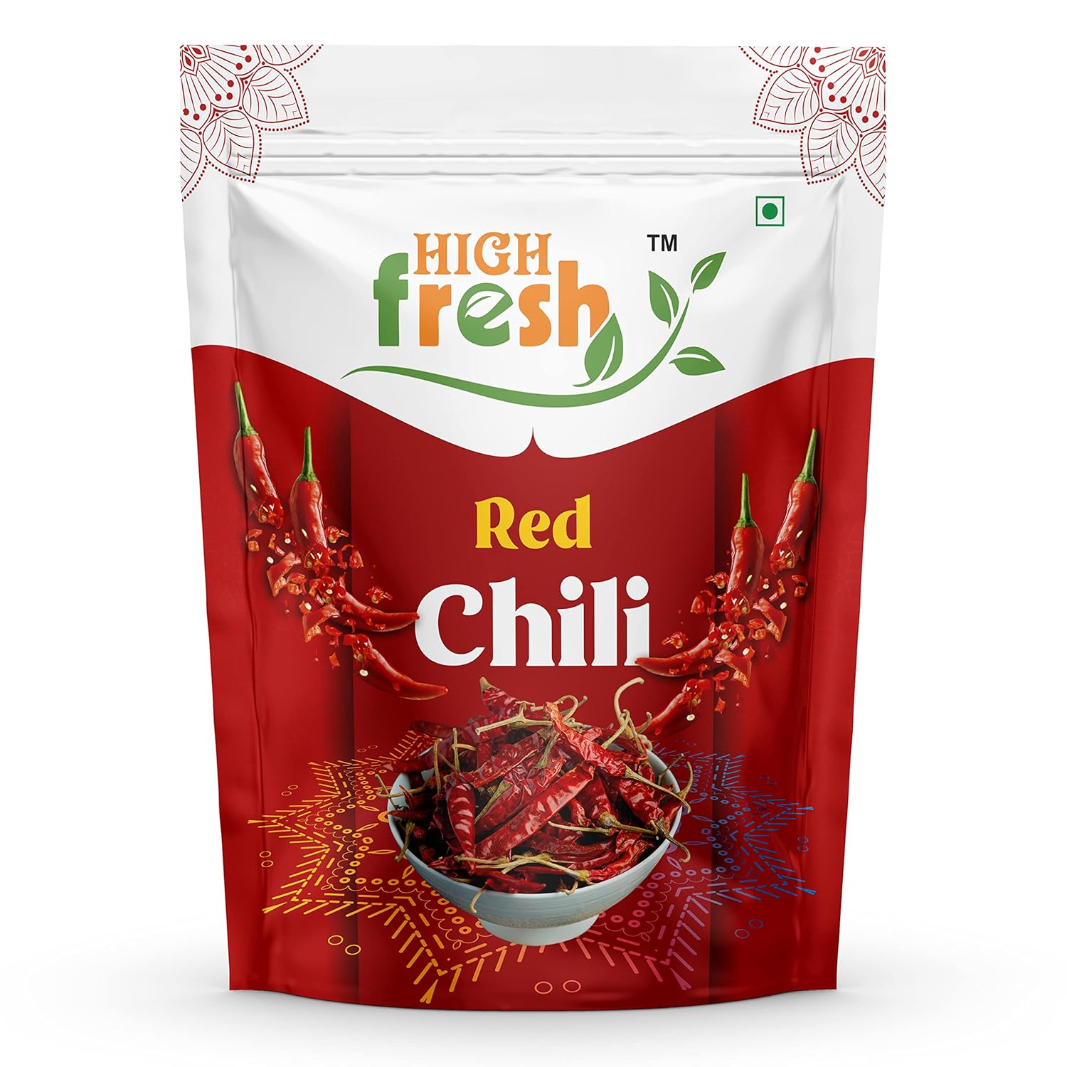 Highfresh Masala Mathania Red Chilli (Lal Mirch)(Stemless),Sortex Clean