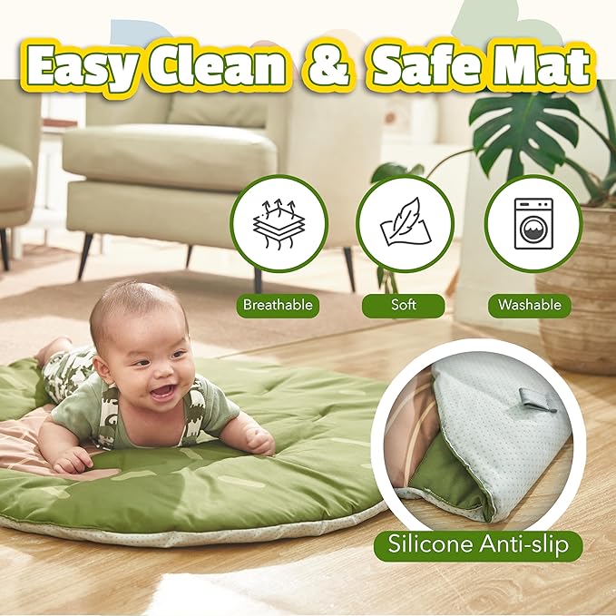 Baby Activity Gym & Play Mat – Alfombra de Actividades 8 en 1 miniatura 5