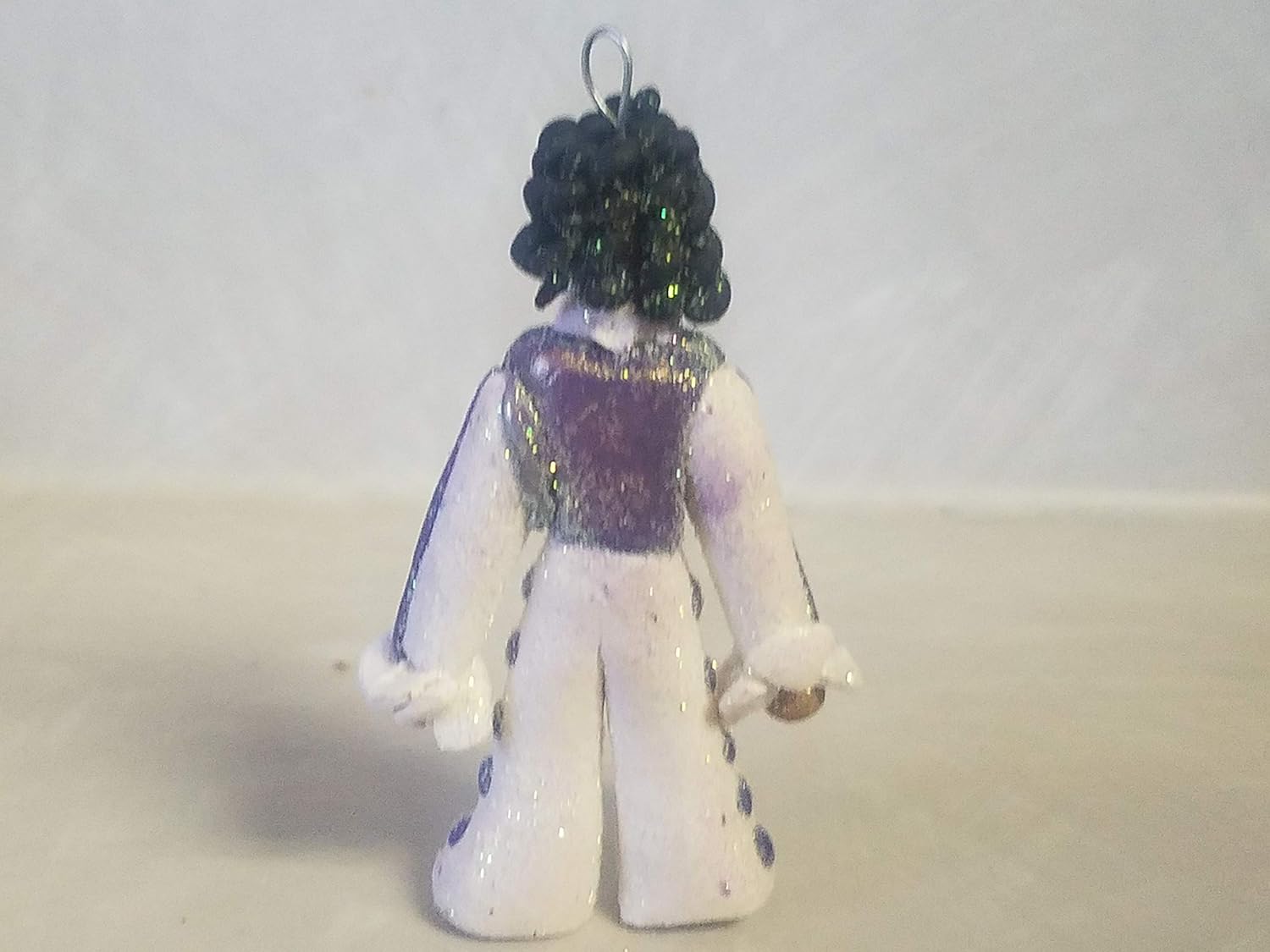 PRINCE Let's Go Crazy Inspired CHRISTMAS ORNAMENT Hand Made Polymer Clay OOAK : Handmade Products