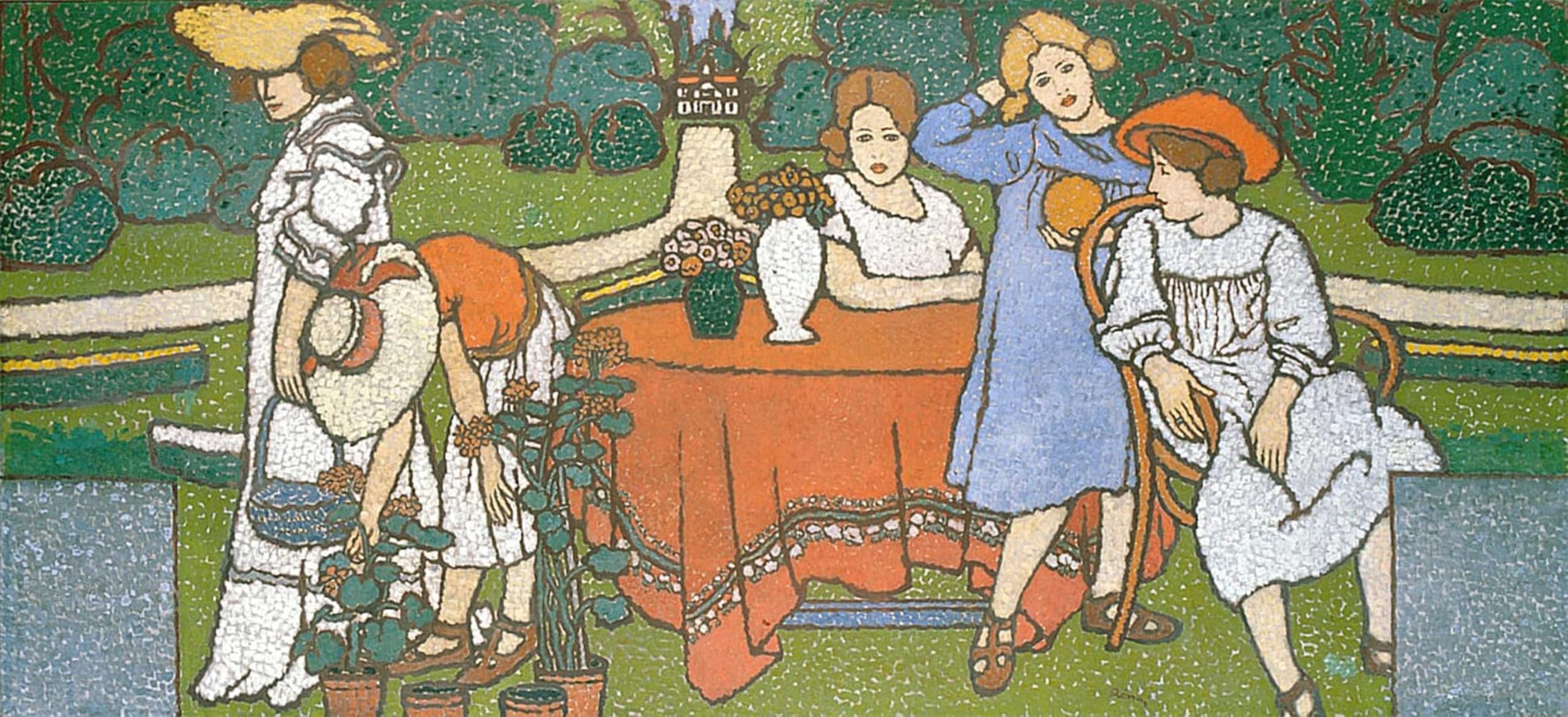POSTERIIk Famous Animal Posters Vintage Picture the Schiffer Villa by József Rippl Rónai Modern Wall Decor for Home Decor 60x90cm