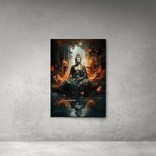 Miniatura 3 de Yoga Wall Decor, Yoga Wall Art, Buda Canvas Art, Buda Decor, Buda Canvas Print, Luxury Framed Wall Decor, Canvas, Wall Decor