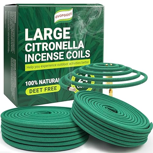 Large Citronella Incense Coil, Made from Natural Plants, Suitable for