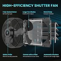 HG Power 350 mm ipari fali elszívó ventilátor 1500 m3/h sebességszabályzóval rácsos szűrővel alumínium ablakventilátor EU csatlakozóval 6
