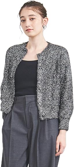 Amazon | [ユナイテッドアローズ] グリッターラメ カーディガン  