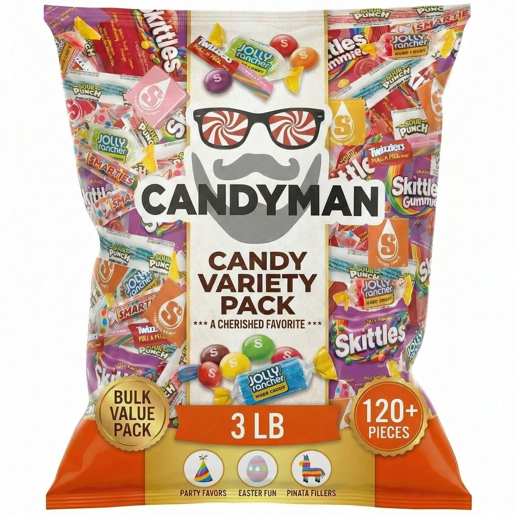 Amazon.com : CANDYMAN Assorted Bulk Candy Variety Pack, 1 lb