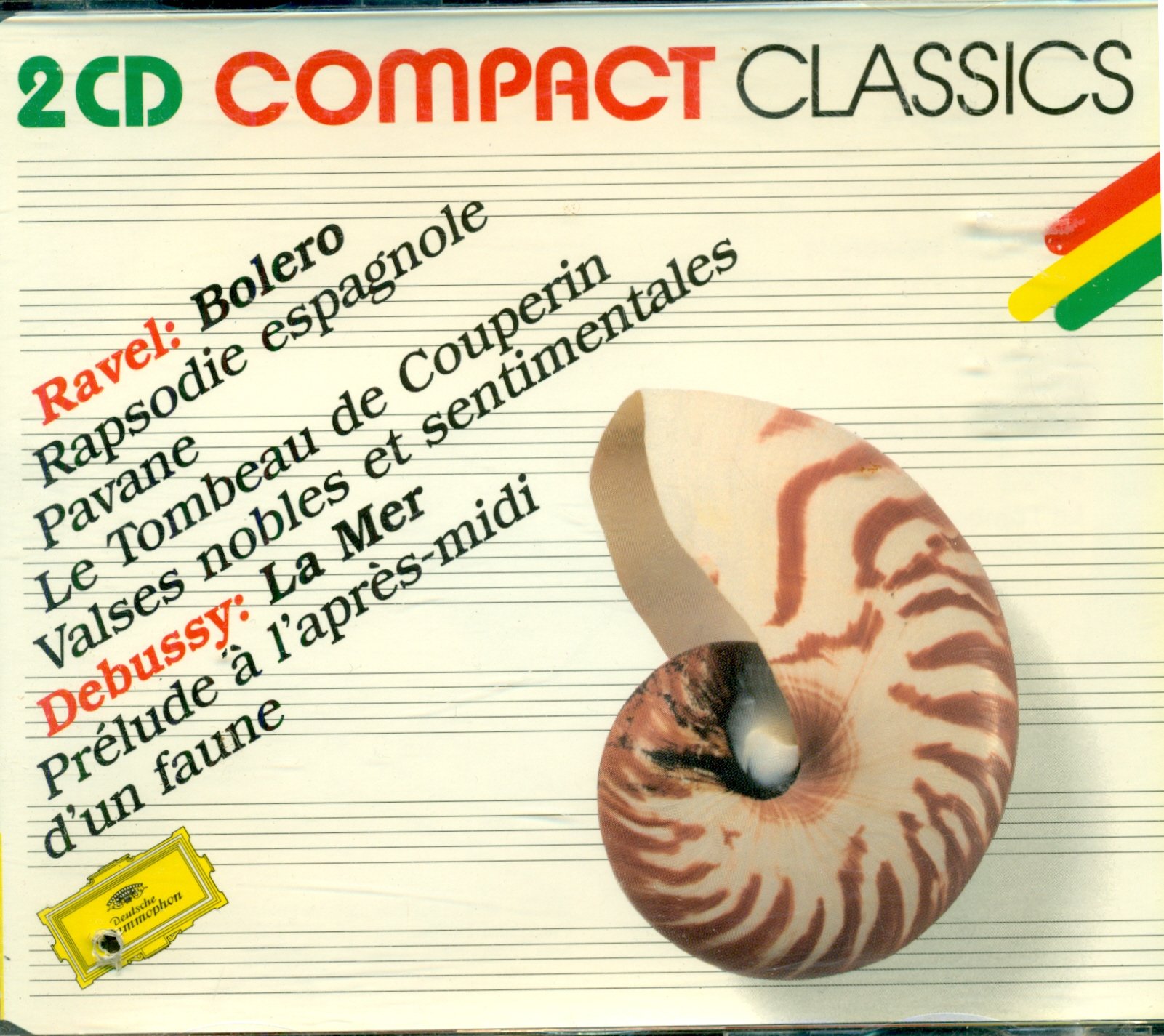 Ravel-Bolero-Ozawa-&Oeuv.Div-Debussy-la Mer-Karajan&Oeuv.Div [Audio CD]