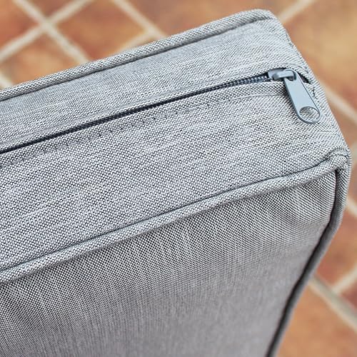 Miniatura 6 de Tangkula Sofá de mimbre para patio al aire libre, combinación infinita de mimbre (sofá sin brazos C)