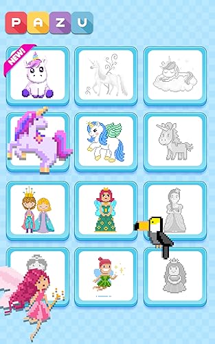 Pixel Coloring for kids - cor por número