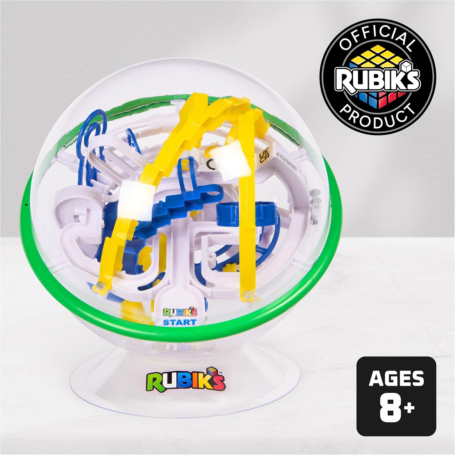 rubik’s cube, rubik’s tracks 70 3d gravity maze & 3d puzzle game with 70 obstacles, challenging problem-solving brain teaser, fidget toy, sensory puzzle for adults, teens, kids, for ages 8 & up rubiks tracks 70