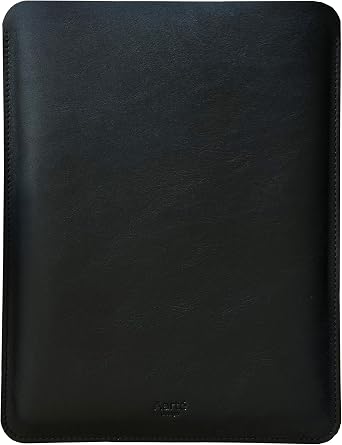 Leather Case for MacBook Air 15 2023-2026 M2 M3 M4 Laptop Vintage Sleeve Case MacBook Air 15.3 inch Black