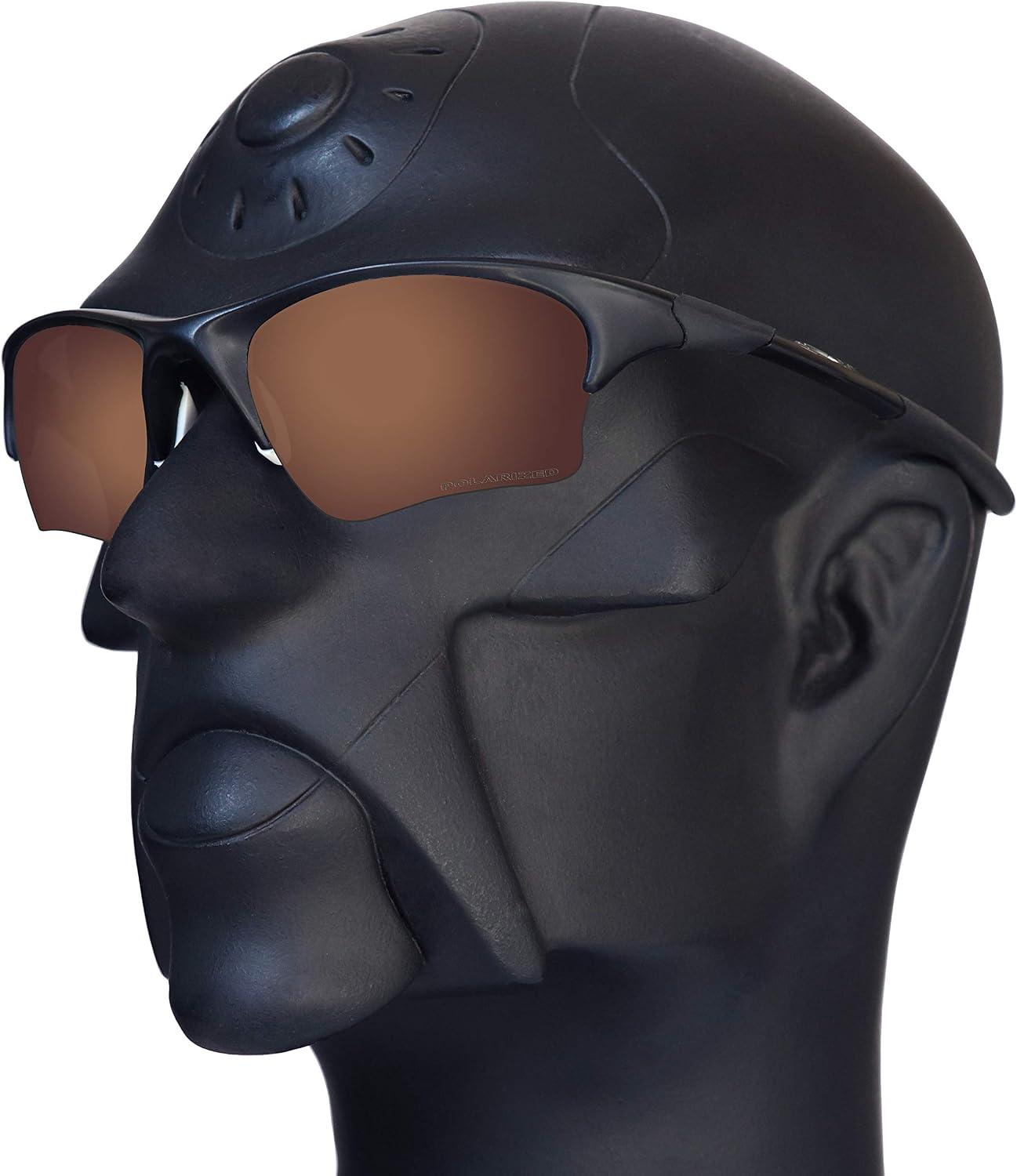 Ensky HardyShield Replacement Lenses for Oakley Half Jacket XLJ 63mm Sunglasses - Saddle Brown