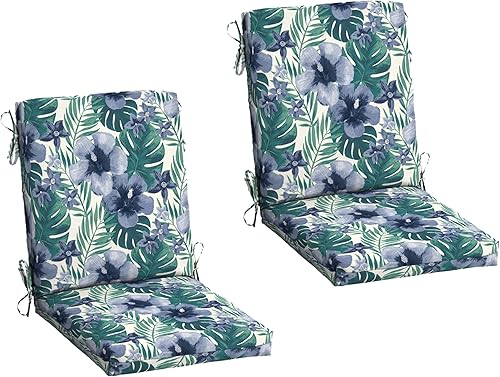 Miniatura 75 de Arden Selections- Cojín para sillas de comedor de exteriores earthFIBER, repelente al agua y resistente a la decoloración, 1 pieza, 20x20 pulgadas