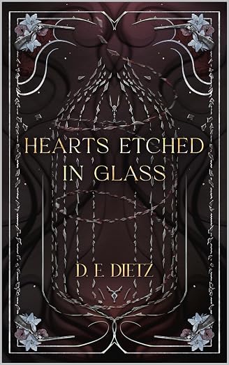 Hearts Etched in Glass