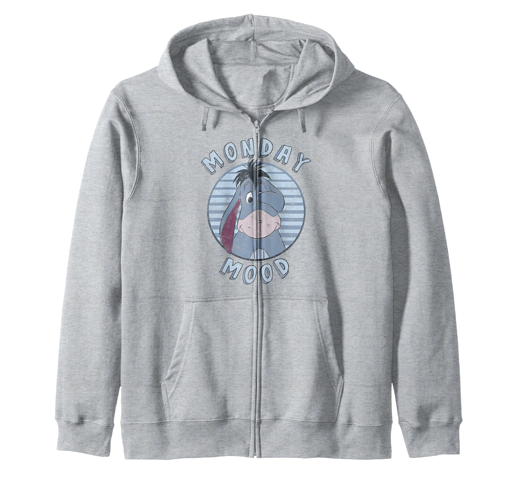Sweat Disney Bourriquet Monday Mood à capuche zippé pour adulte
