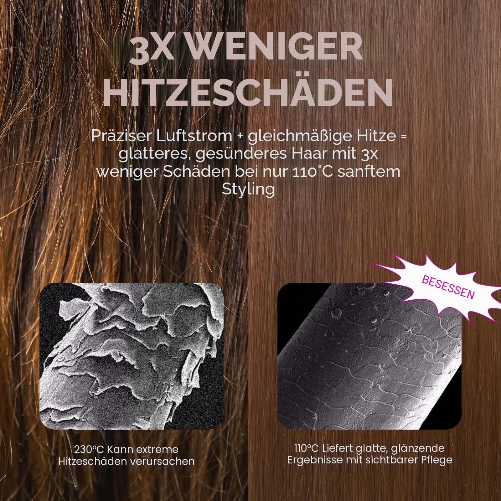 Wavytalk Blowout Boost Thermobürste Pink and Air Sculpt 5-in-1 Föhnbürste