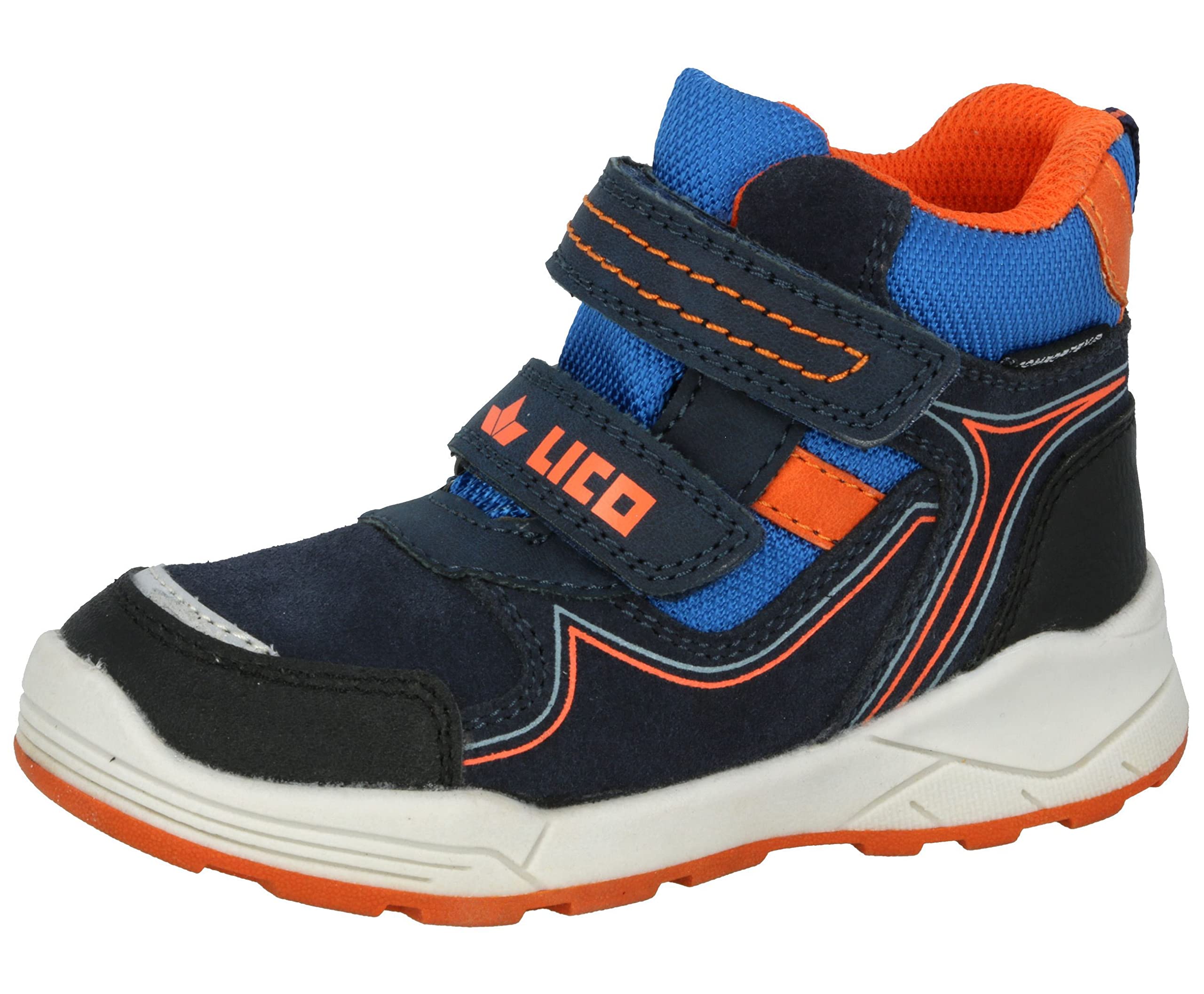 Lico Tarik V Snow Boot, Navy Orange, 4 UK