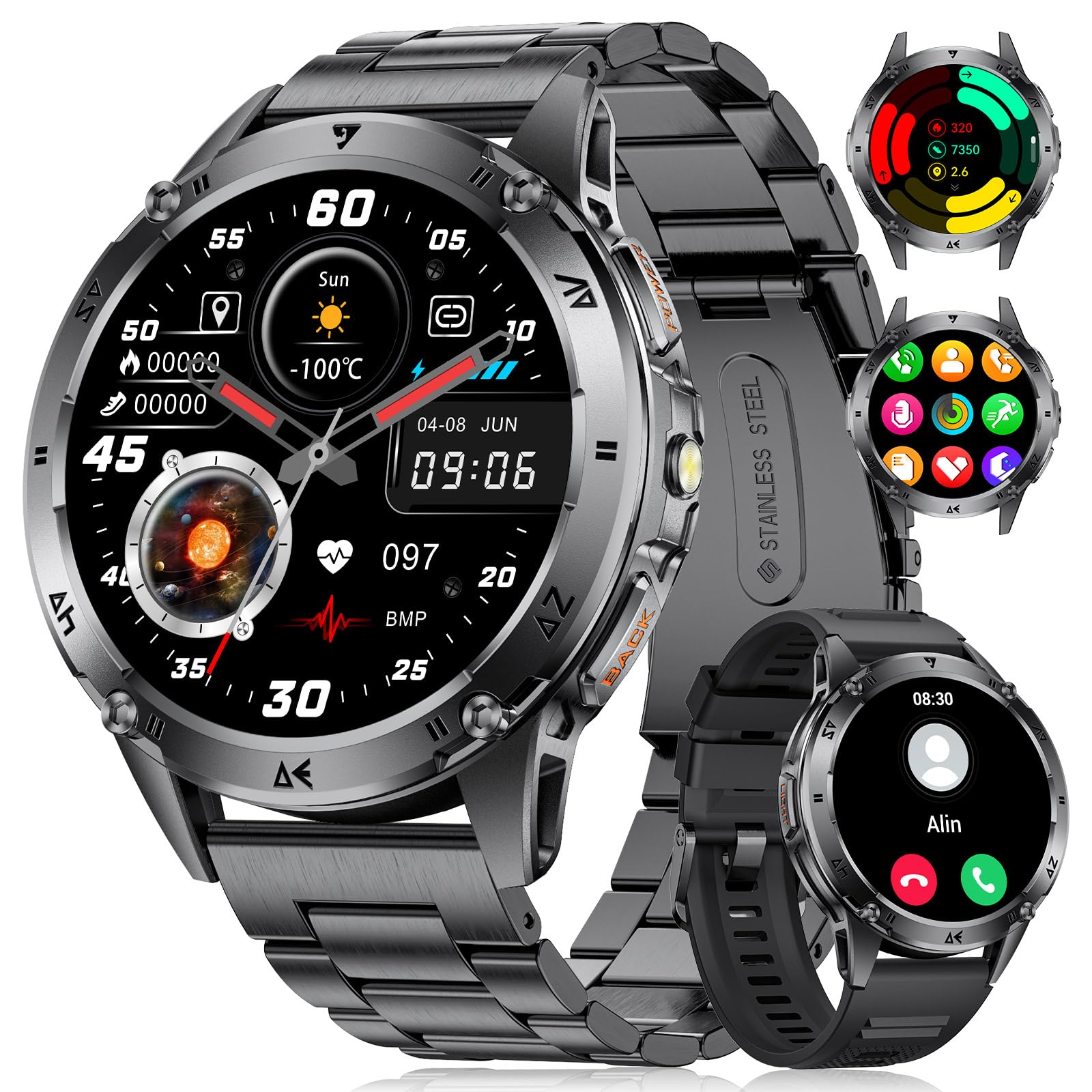 LIGE Military Smart Watch