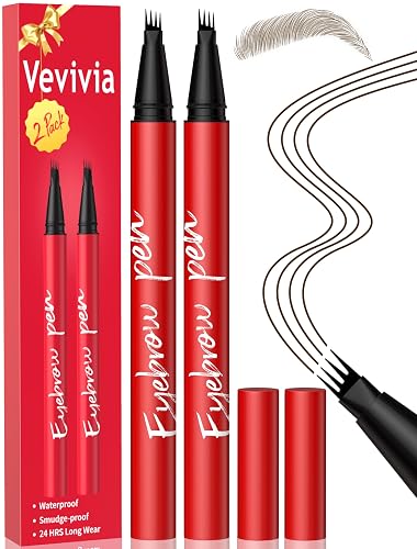 Vevivia Beauty Eyebrow Pencil 2-Pack (Dark Brown)