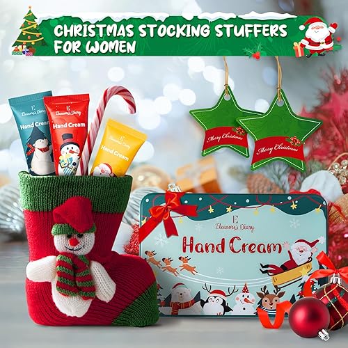 Miniatura 5 de Eleanore's Diary Juego de regalos de crema de manos, 6 piezas de mini loción de manos, tamaño de viaje, rellenos de calcetines de Navidad, regalos