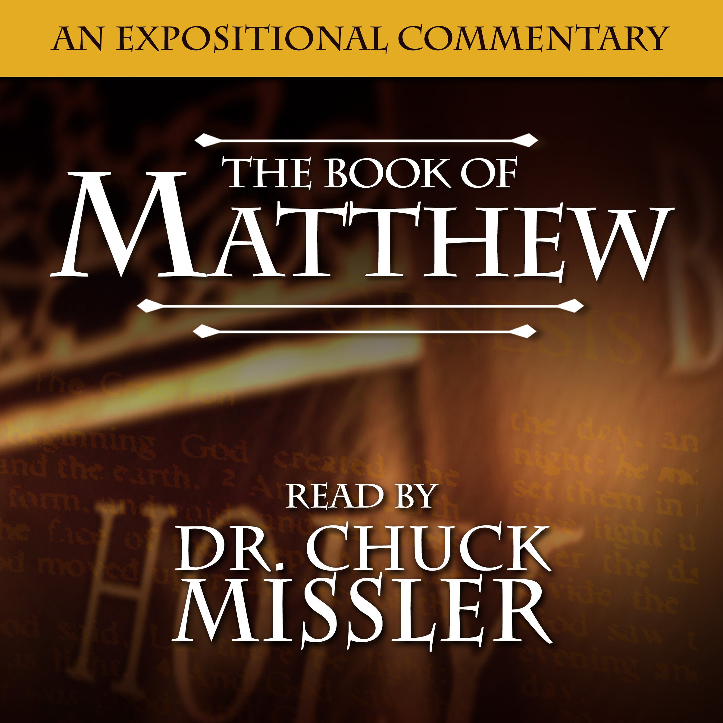 Cover art for The Book of Matthew: A Commentary
