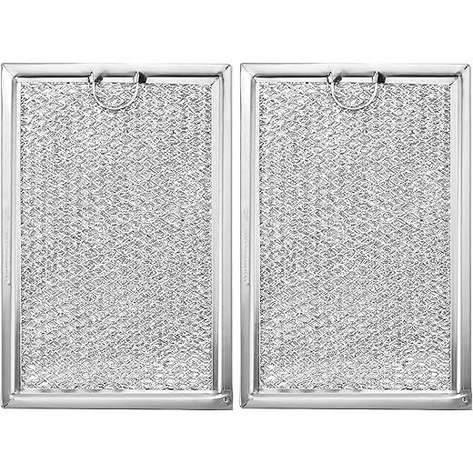 WB06X10309 Microwave Oven Grease Filter 7-5/8 x 5" Compatible with GE WB06X10359 Microwave Filter Replacement Parts by AMI PARTS