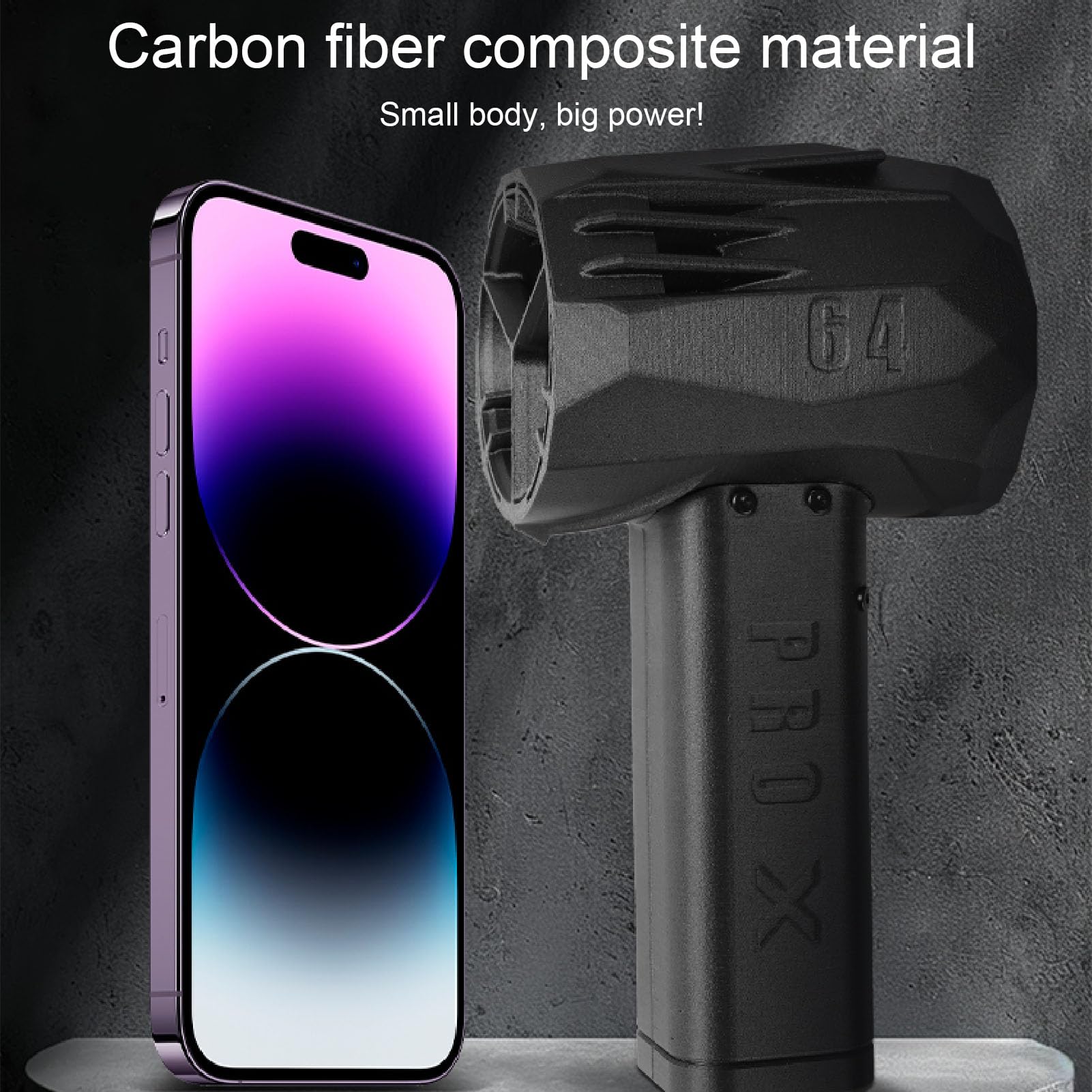 Secador de Aire Comprimido 33000RPM con Control de Velocidad Sin Pasos, Batería de 16000mAh y Carga Rápida de 60W para Limpieza de Coches, Secado y Camping