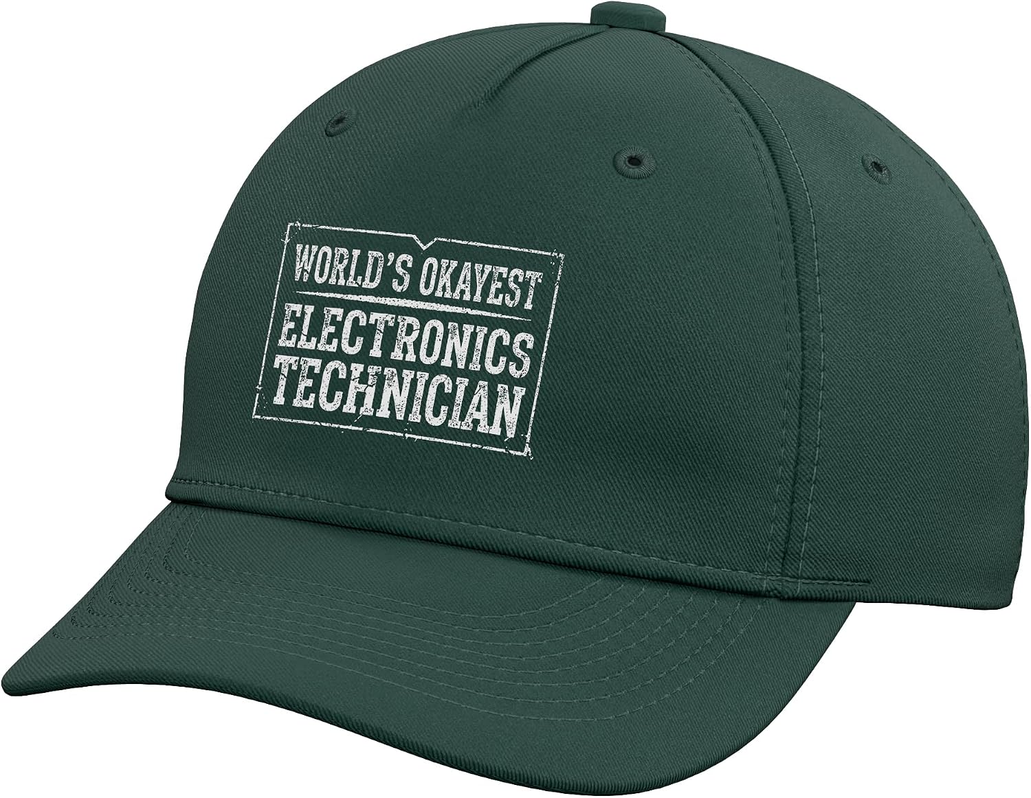 Electronics Technician World's Okayest Funny Sarcastic Adjustable Baseball Hat