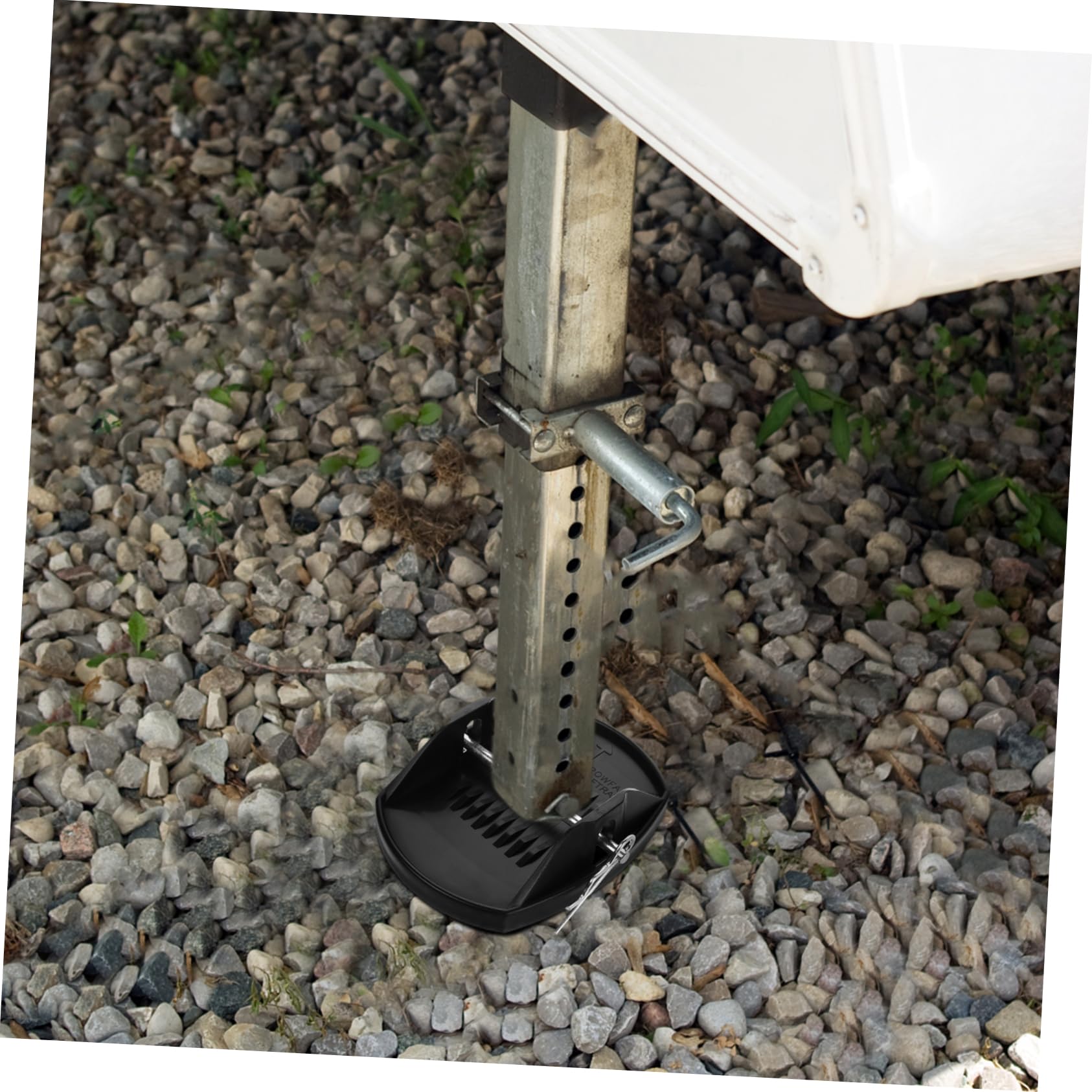 SOLUSTRE 4 Stück Wohnmobil Stabilisierungsblöcke aus Robustem Pp für Starke Belastung und Erhöhte Stabilität bei Wohnmobilstützen und Campingzubehör