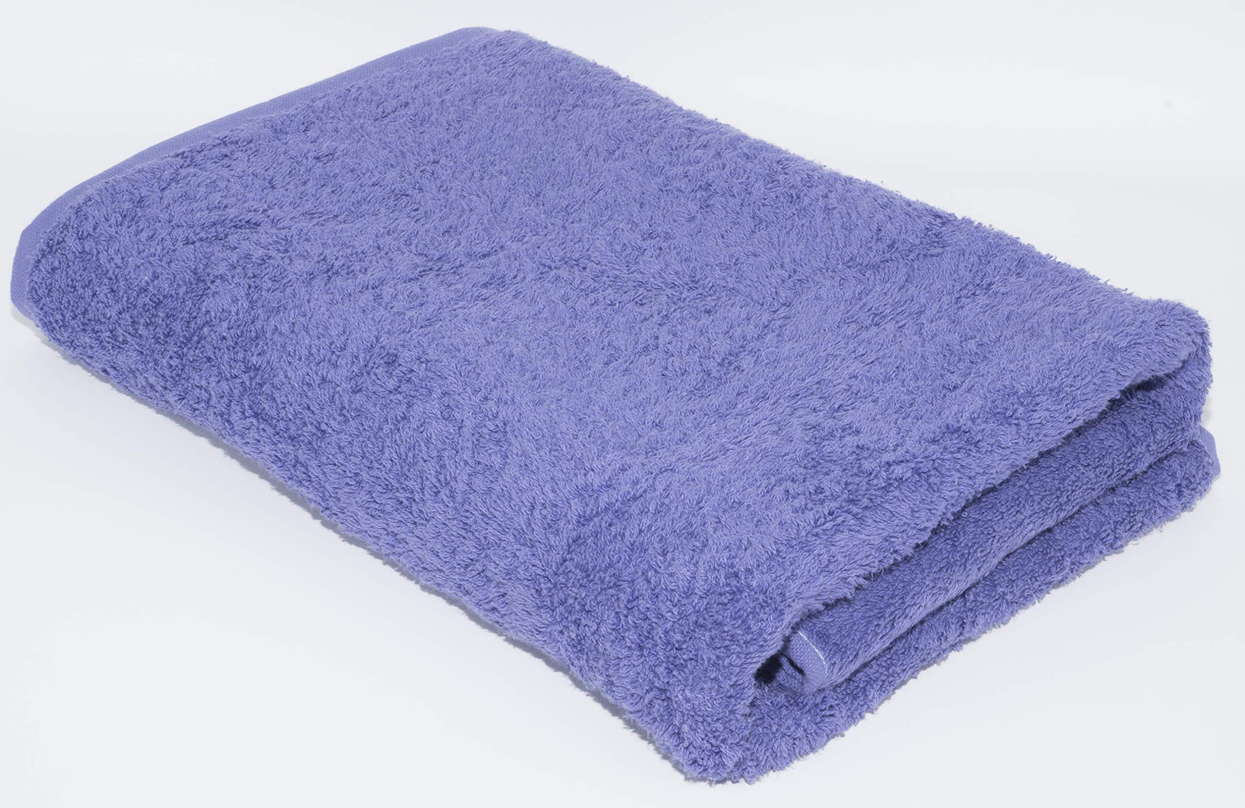 LIGHT TURQUOISE 2 X BATH TOWELS SET, 70X140 LARGE SIZE 100% NATURAL COTTON 500 GSM THICK ABSORBENT TOWEL, HOTEL QUALITY RINGSPUN — view 87