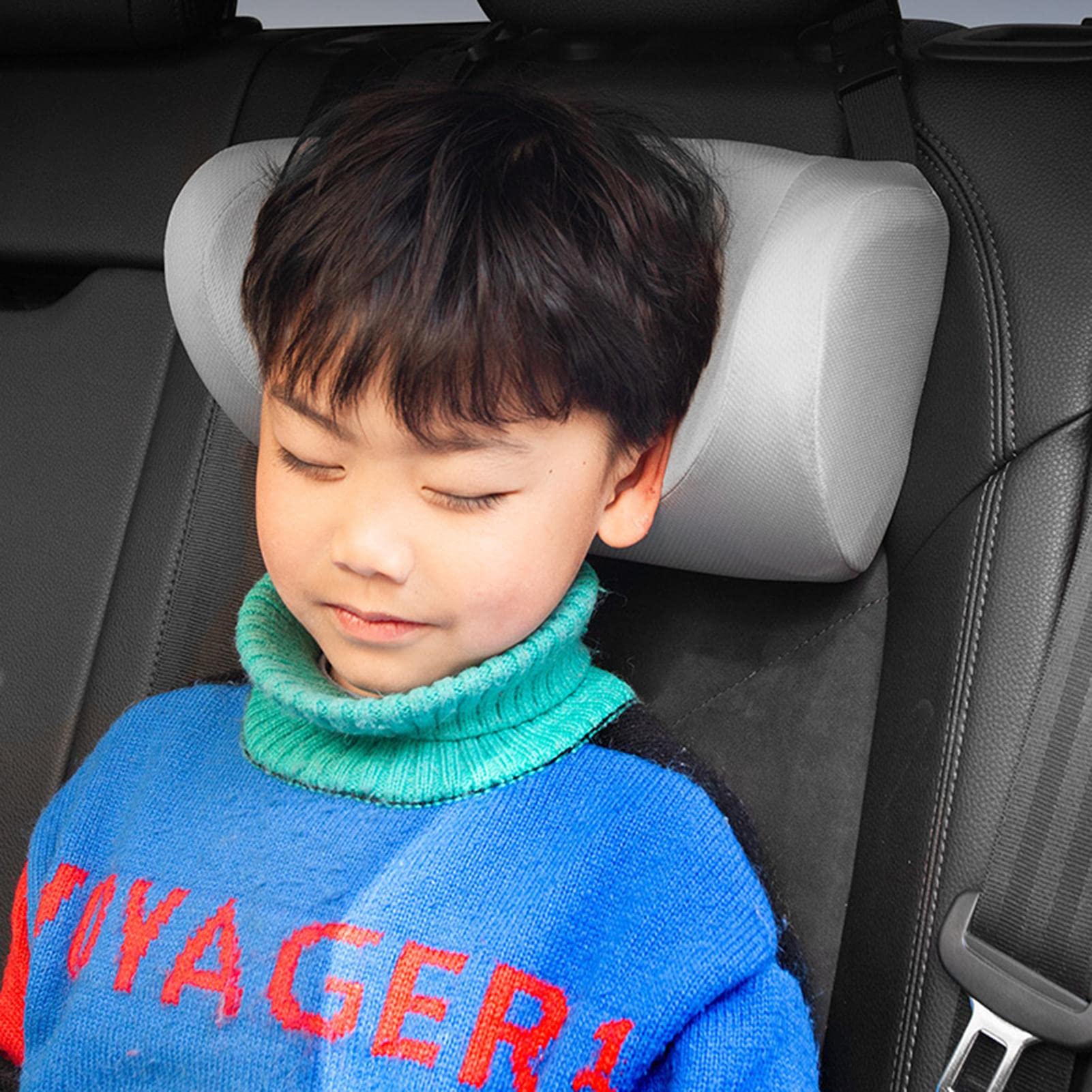 Cuscino per poggiatesta per bambini, cuscino per tracolla, cuscino per il collo, set di accessori da viaggio per cuscini per aeroplani, treni per auto 34 Cuscino per poggiatesta per bambini, cuscino per tracolla, cuscino per il collo, set di accessori da viaggio per cuscini per aeroplani, treni per auto 34