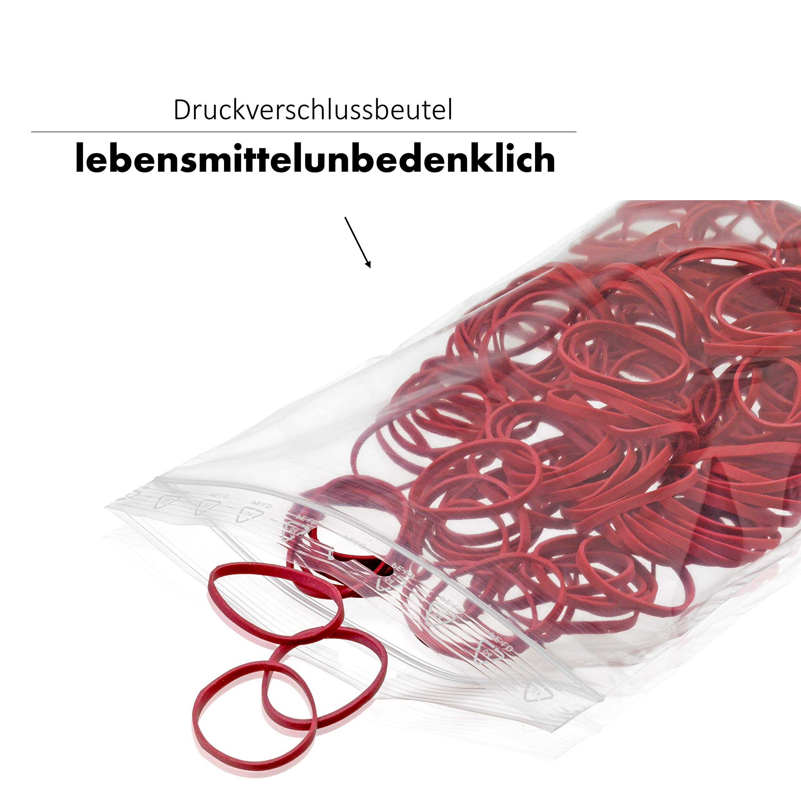 3000x Druckverschlussbeutel 400x600mm 50my - Druckverschluss Beutel transparent (LDPE-Folie)- Zipbeutel Folienbeutel wiederverschließbar - Plastikbeutel Polybeutel lebensmittelunbedenklich