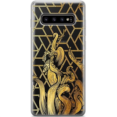 Miniatura 4 de Mertak Funda compatible con Samsung Galaxy A73 A72 5G A71 A70 A53 A52 A32 A50 A21s diseño de pulpo delgado, flexible, ligero, cubierta de silicona