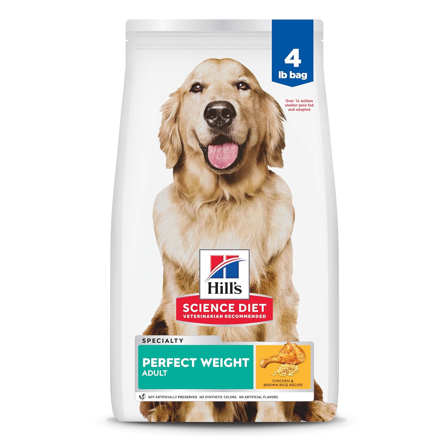 Hill's Science Diet Adult Perfect Weight Dry Dog Food, Chicken, 1.8 kg