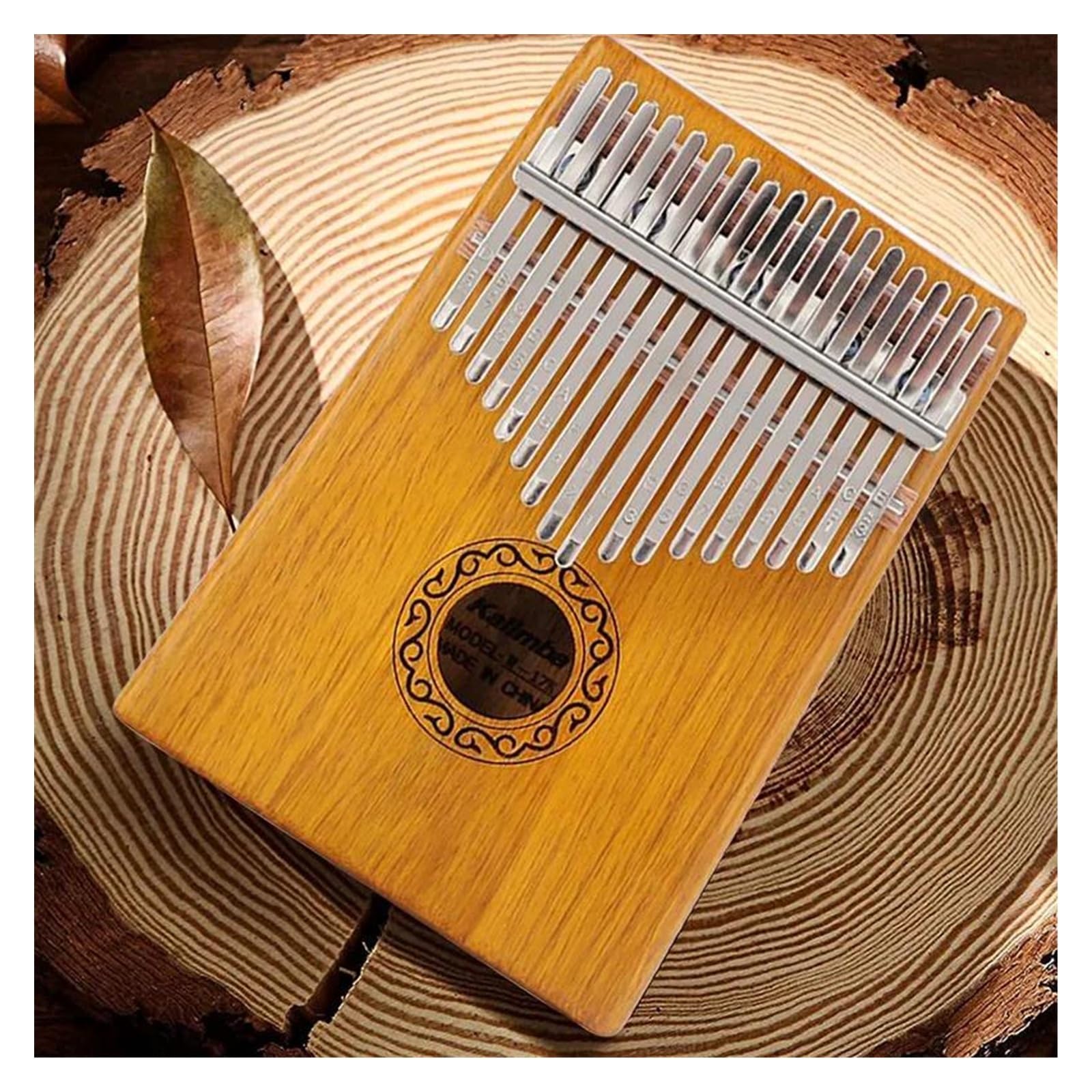 kalimba Kciuk Piano 17 klawiszy Przenośne pianino Kalimba Kciuk dla początkujących Instrument muzyczny