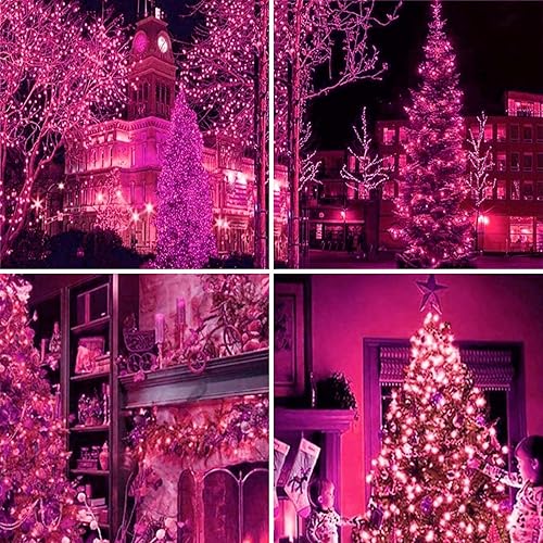 Miniatura 2 de Guirnalda de luces extralargas de 66 pies para exterioresinteriores, 200 luces LED mejoradas de Navidad superbrillantes, impermeables, 8 modos de