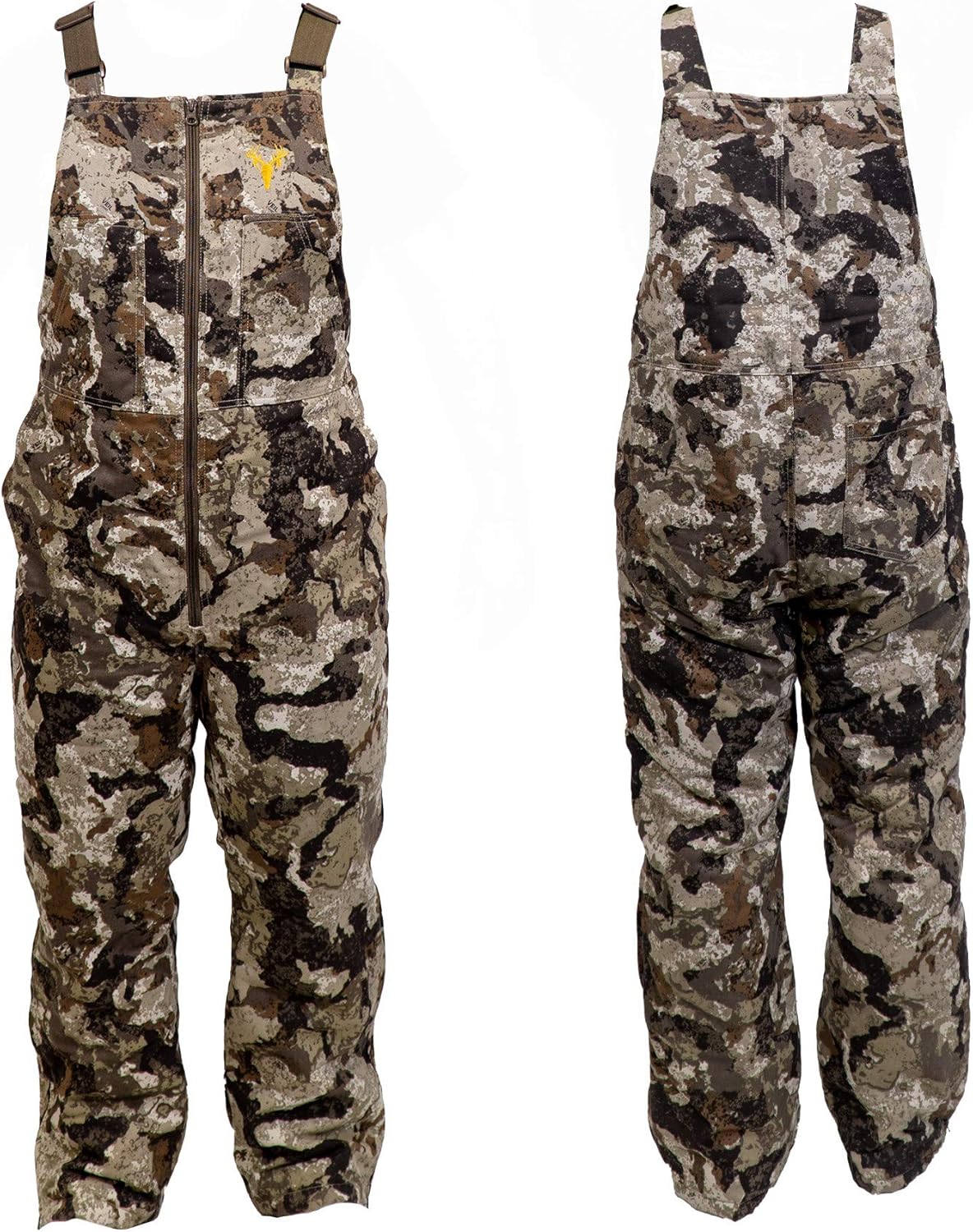 HOT SHOT Youth Insulated Camo Bib, Comfortable Kids Hunting Clothes, Adjustable Insulated Hunting Overalls with Zippers - Image 3
