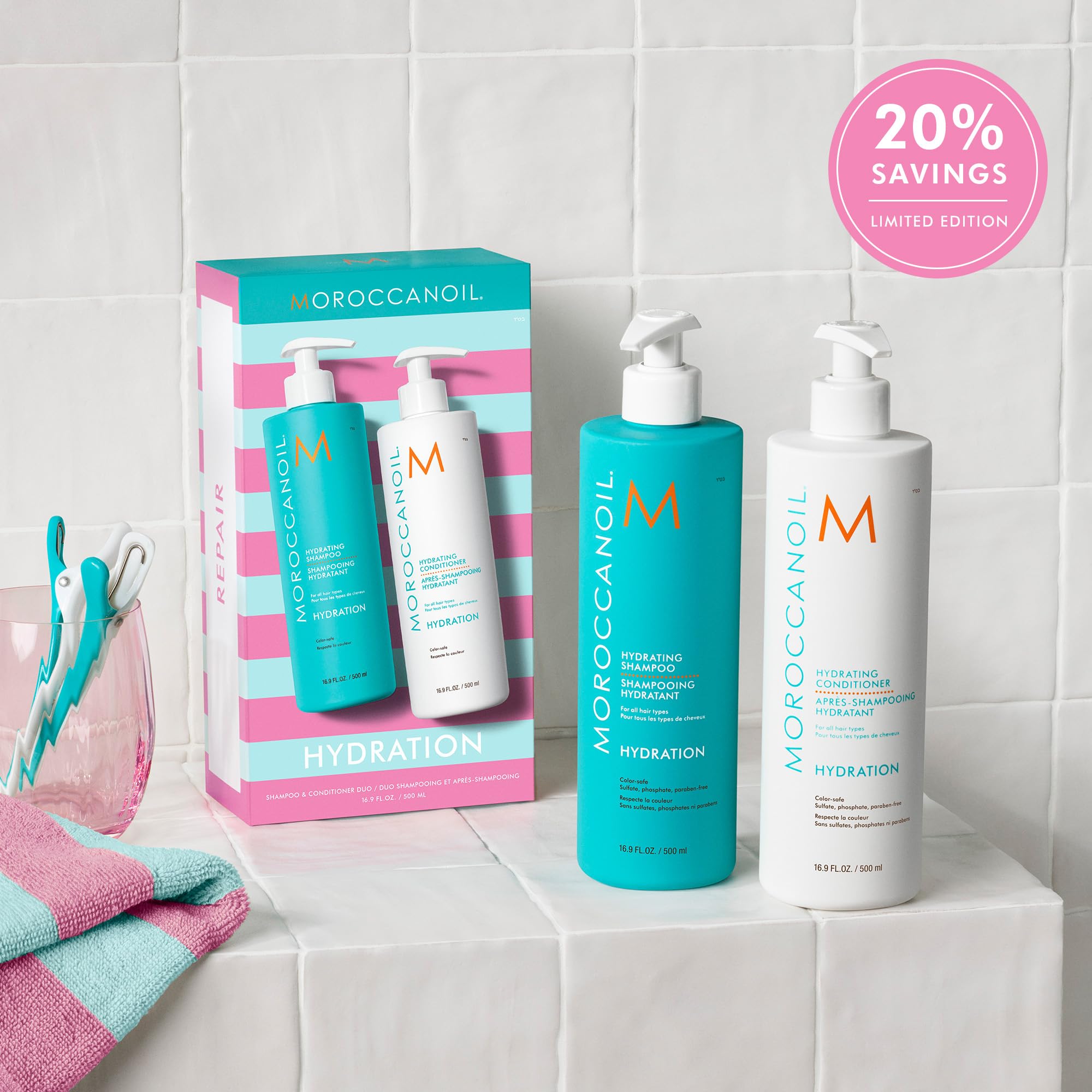 Moroccanoil Duo Shampooing et Après-Shampooing