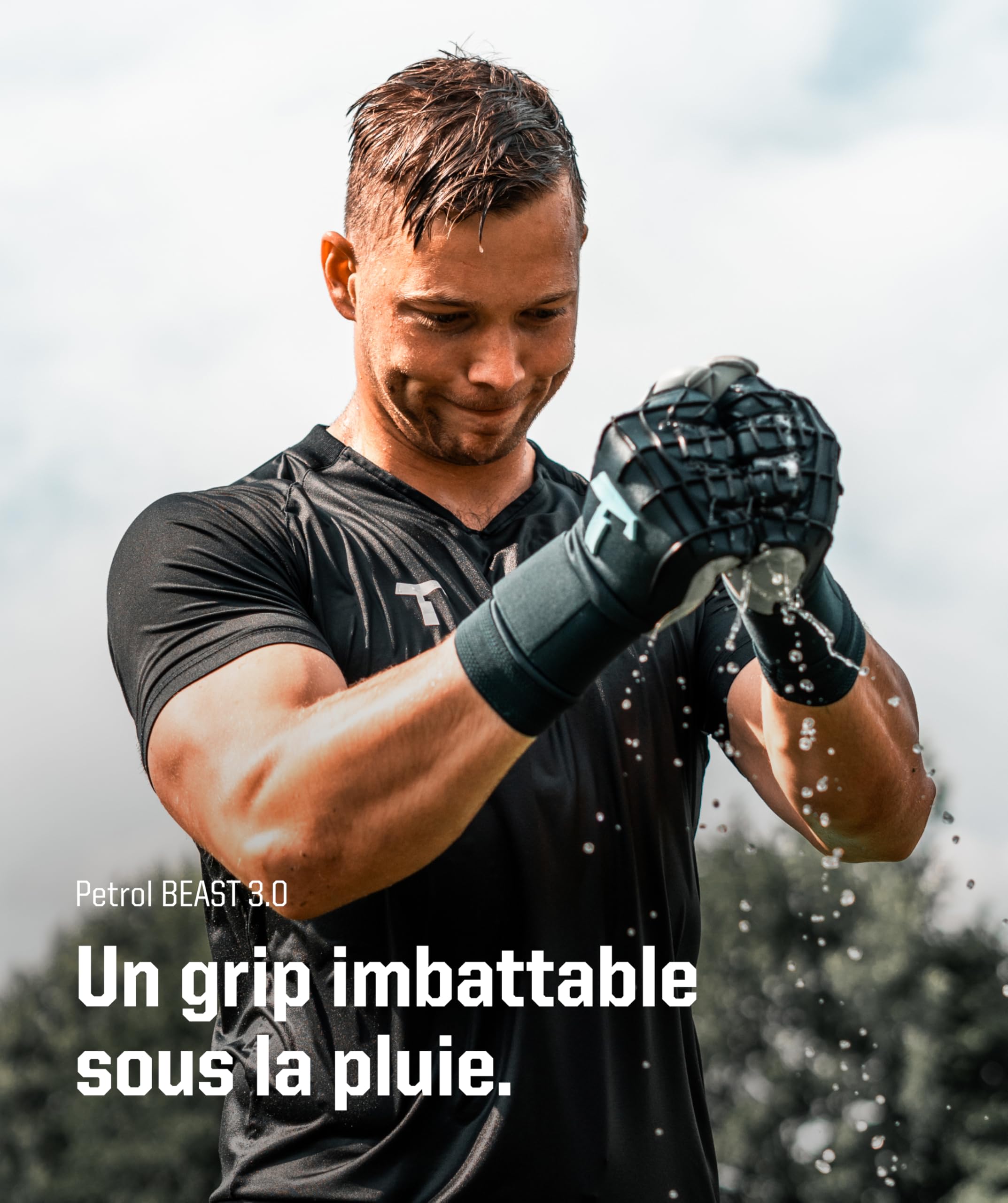 T1TAN Alien - Gants de Gardien de But sans Protection des Doigts - Gants de Football pour Jeunes & Adultes - Unisexe, 4mm Pro Grip - Diverses Tailles & Couleurs