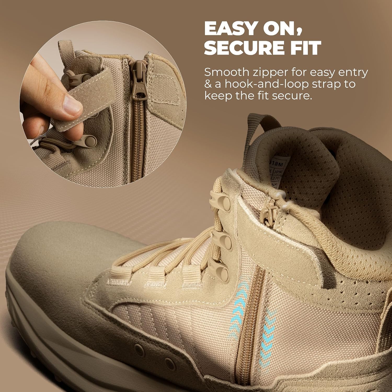 NORTIV 8 Men's Composite Toe Work Boots with Wide Toe Box