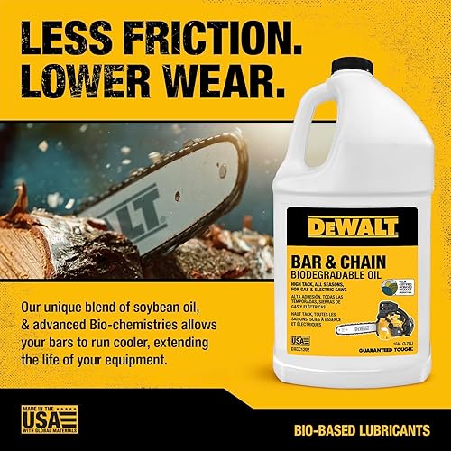 Miniatura 3 de DEWALT Aceite biodegradable para motosierra, lubricante profesional de alto rendimiento, no tóxico, verde, ecológico, ultrafino, para todas las