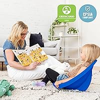 Vista 113 de ECR4Kids Leaf Asiento de suelo, silla mecedora, morado, 6 piezas