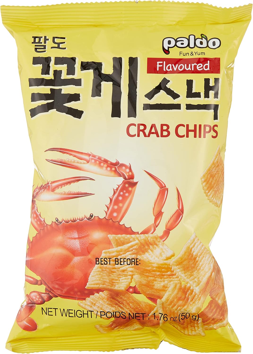 PALDO Crab Chips 50G Amazon.co.uk Grocery
