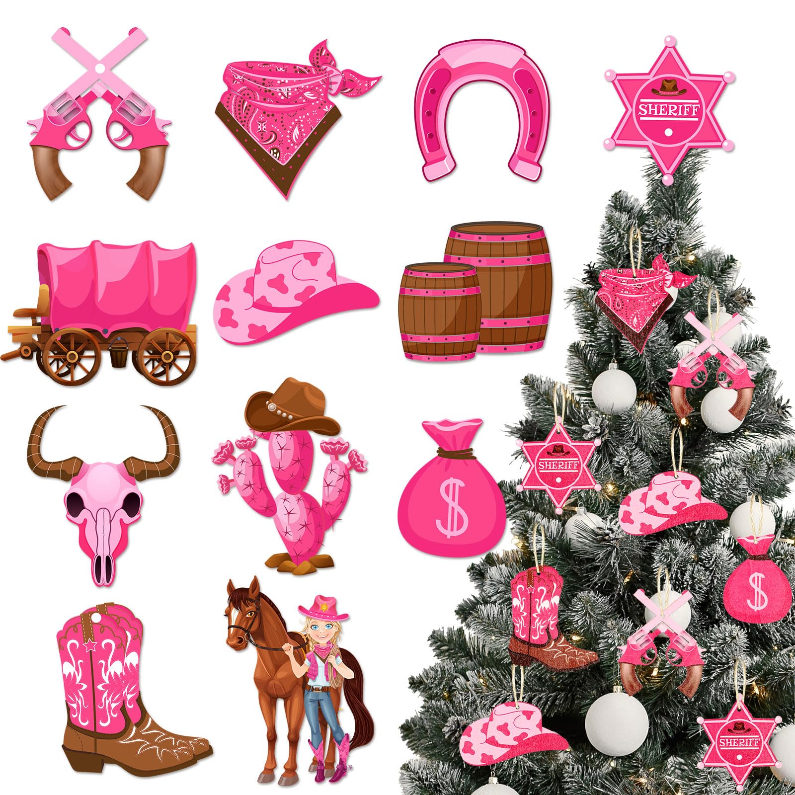 ☆American ☆カラフル☆Cowgirl じゃらじゃらチャーム American