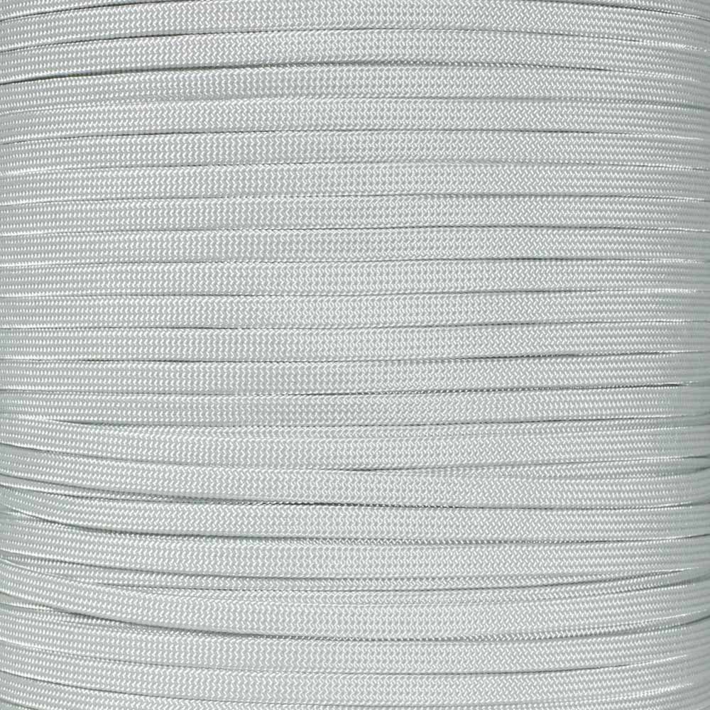 Craft County Coreless 650 Nylon Paracord – Wire Cover, Jewelry Making String, or Accessory Cord (Silver Gray, 100 Feet)