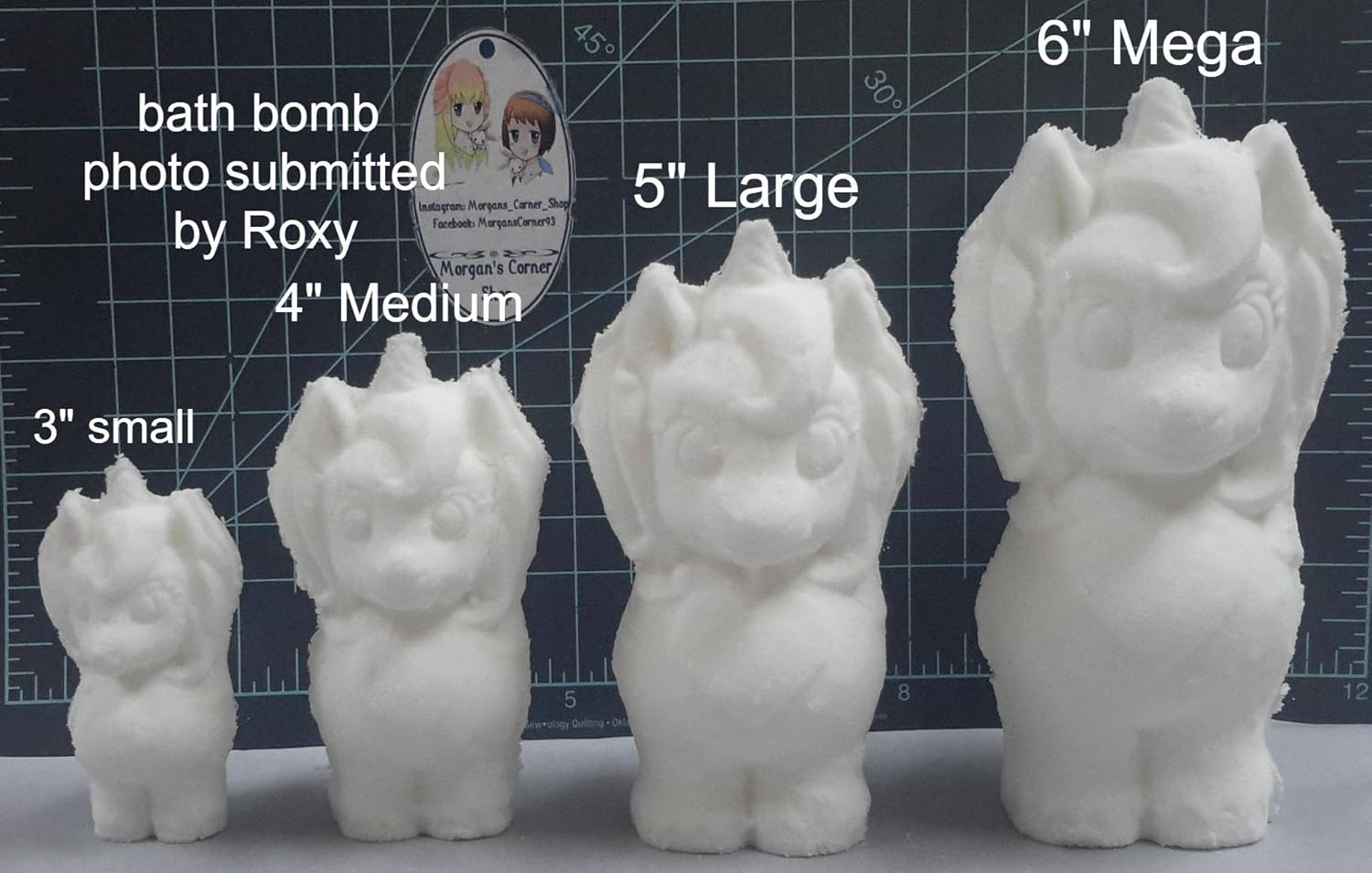 😍 3D Unicorn Mold - available in 4 sizes!! (Large - 5" x 2.5" x 2.75")