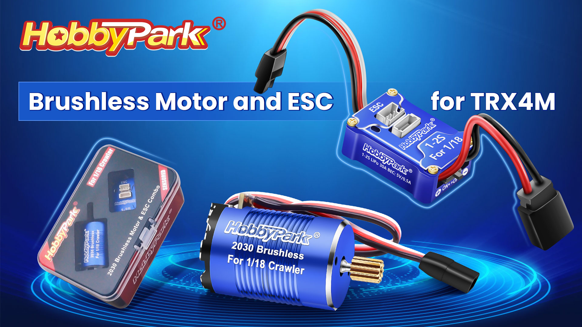 Amazon.com: HobbyPark High Torque Brushless Motor and ESC Combo